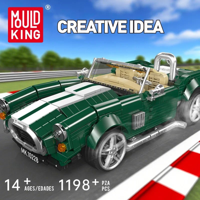 Mould King 10228 AC Cobra 10228 - Vintage Sports Car Building Blocks