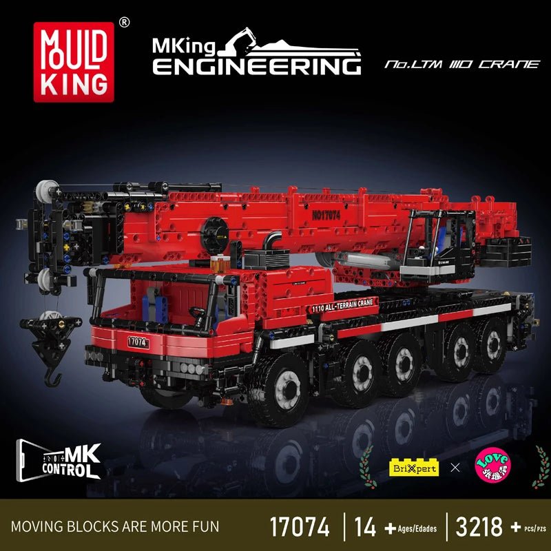 Mould King 17073/17074 RC LTM 1110 Crane