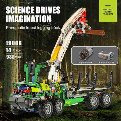 MOULD KING 19006 Pneumatic Forest Machine Truck