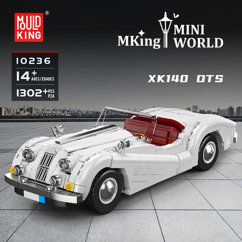Mould King 10236 MOC XK140 QTS Vintage Car - Building Blocks Set
