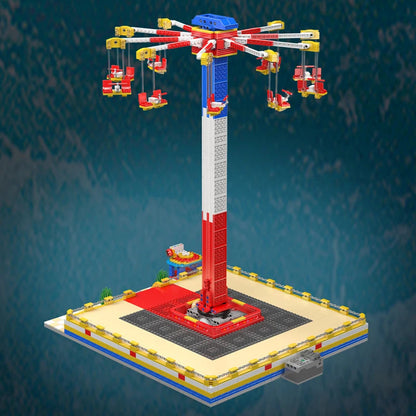 Mould King 11016 Motorized Flying Swing Ride - Building Block Set