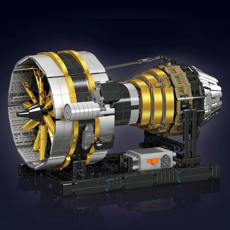 Mould King 10141 Motorized Aircraft Engine