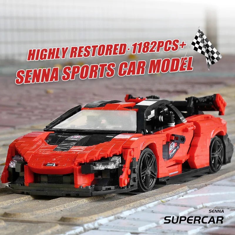 Mould King 10007 Red Sport Racing Car