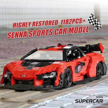 Mould King 10007 Red Sport Racing Car