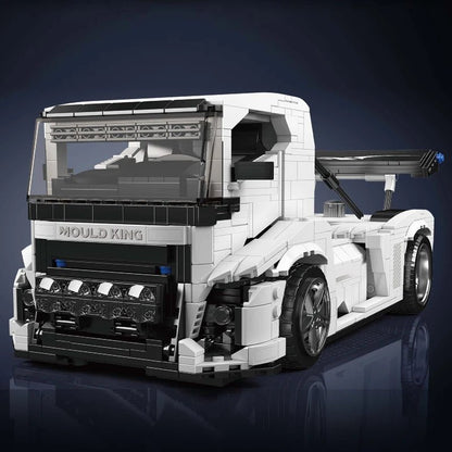 Mould King 10036 White Knight Truck - Technical Building Block Set