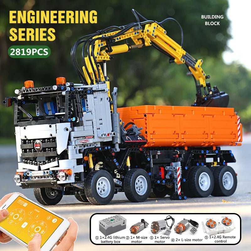 Mould King 19007 RC Pneumatic Truck MOC-24674