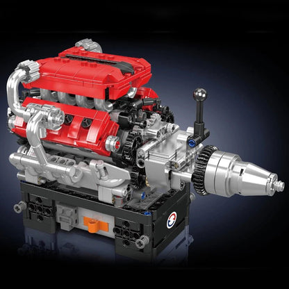 Mould King 10204 V8 Racing Engine