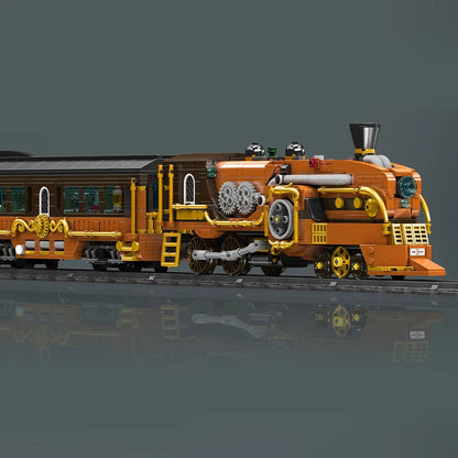 Mould King 12046 Steampunk RC Train - Building Block Set
