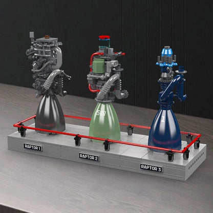 Mould King 10247 Raptor Rocket Engine - Technical Building Block Kit