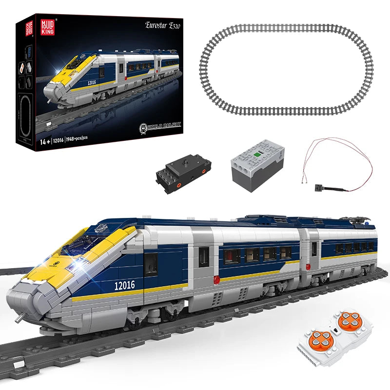 Mould King 12016 RC Eurostar E320 - Building Block Train Set