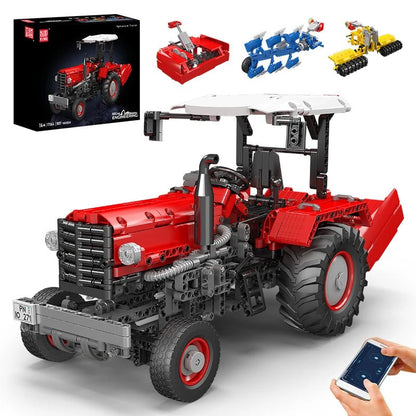 Mould King 17064 RC Motorized Agricultural Tractor Building Set