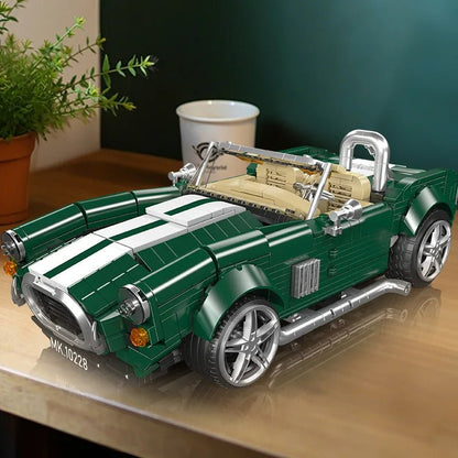 Mould King 10228 AC Cobra 10228 - Vintage Sports Car Building Blocks