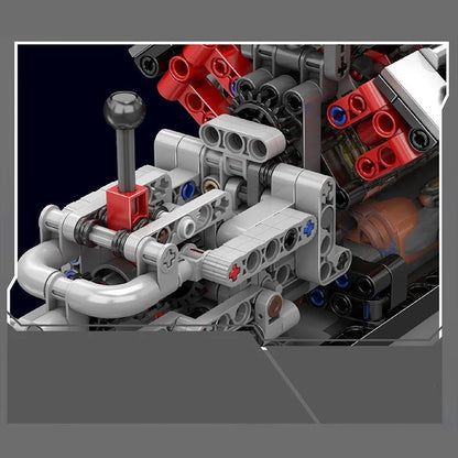 Mould King 10225 Motorized V8 Engine