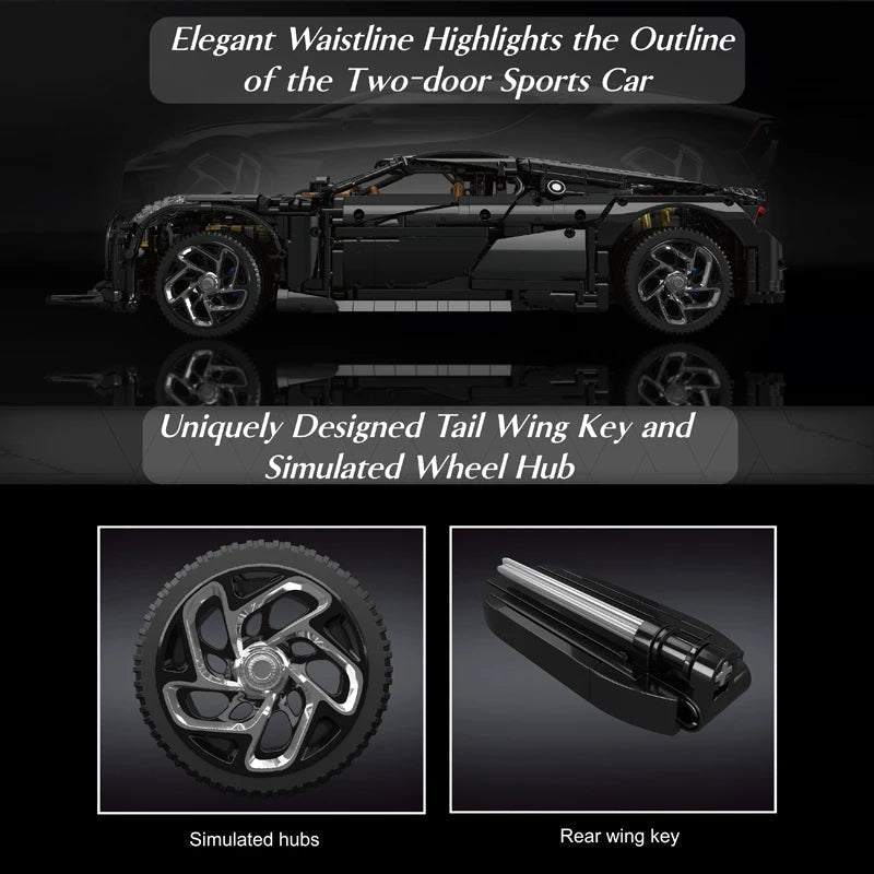 Mould King 13163 La Voiture Noire