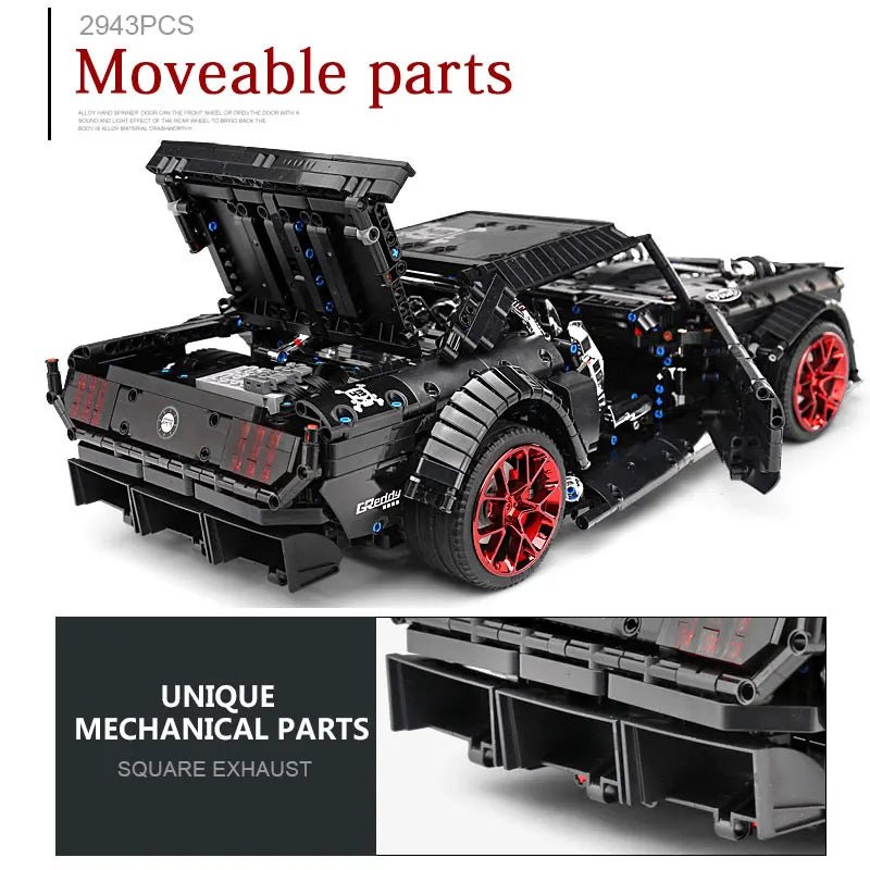 MOULD KING 13108 V2 Racing Car - APP RC Building Blocks Kit