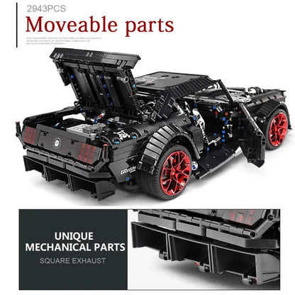 MOULD KING 13108 V2 Racing Car - APP RC Building Blocks Kit