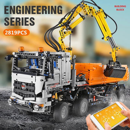 Mould King 19007 RC Pneumatic Truck MOC-24674
