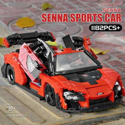 Mould King 10007 Red Sport Racing Car