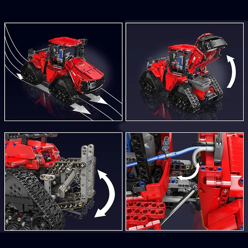 Mould King 18020 RC Pneumatic Crawler Tractor