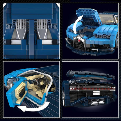 Mould King 10111 Blue Sport Racer