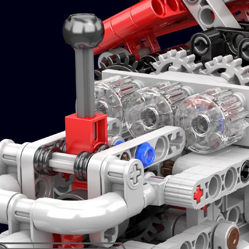 Mould King 10226 V12 Engine - Motorized Building Block Kit