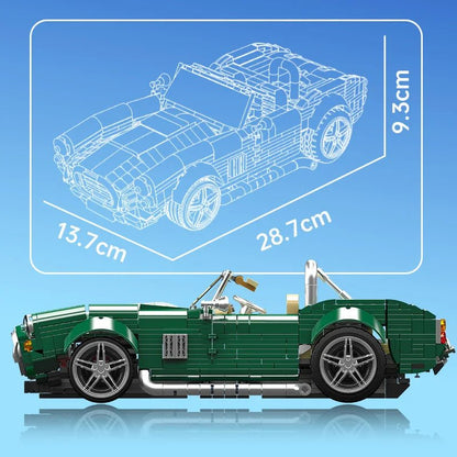 Mould King 10228 AC Cobra 10228 - Vintage Sports Car Building Blocks