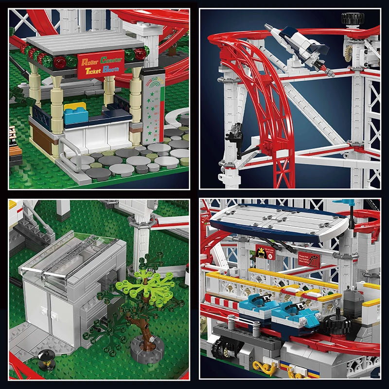 Mould King 11014 Motorized Roller Coaster
