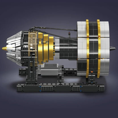 Mould King 10141 Motorized Aircraft Engine