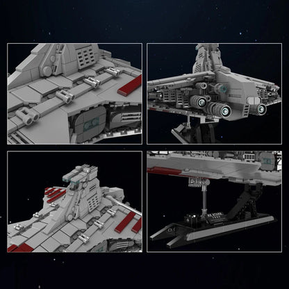 Mould King 21074 Republic Attack Cruiser Building Blocks