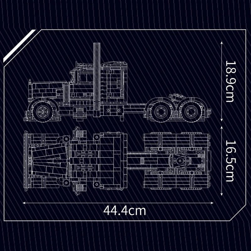 Mould King 10037 American Truck