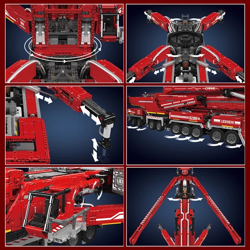 Mould King 17007/17008 LTM 11200 Crane