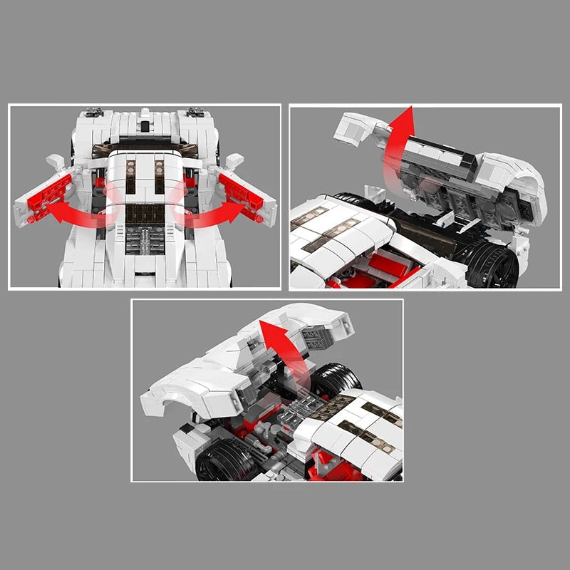 Mould King Utopia 10196 - Super Racing Car Building Block Set