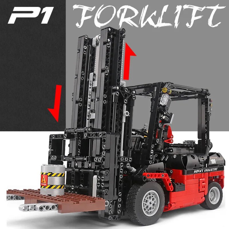 Mould King 13106 - Motorized Forklift Building Block Set