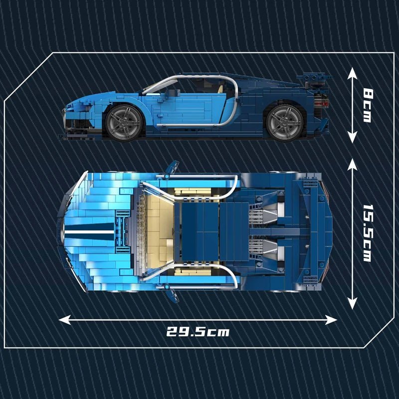 Mould King 10111 Blue Sport Racer