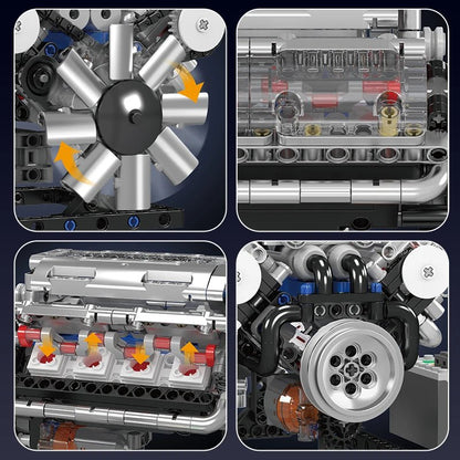 Mould King 10088 V8 Engine Block Set