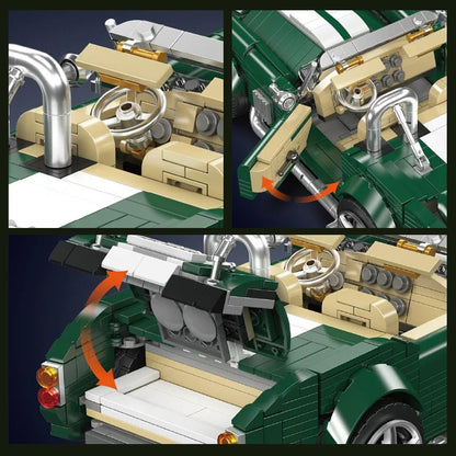 Mould King 10228 AC Cobra 10228 - Vintage Sports Car Building Blocks