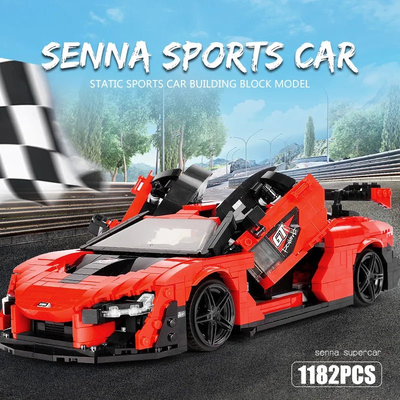 Mould King 10007 Red Sport Racing Car