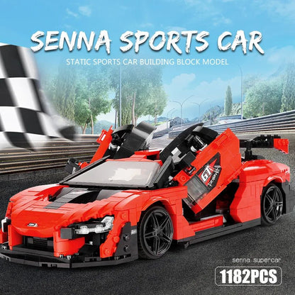 Mould King 10007 Red Sport Racing Car