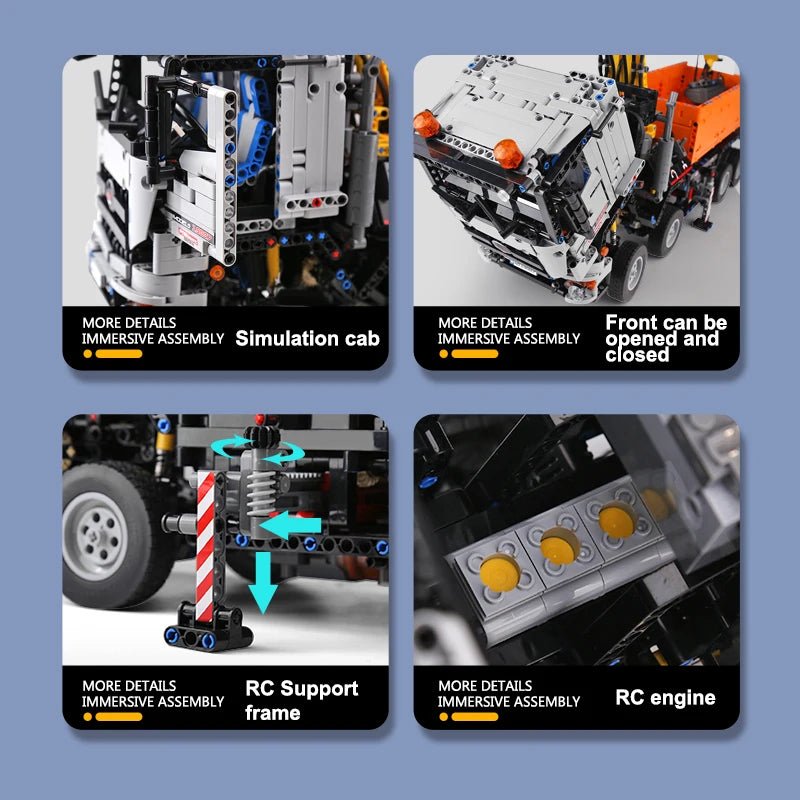 Mould King 19007 RC Pneumatic Truck MOC-24674