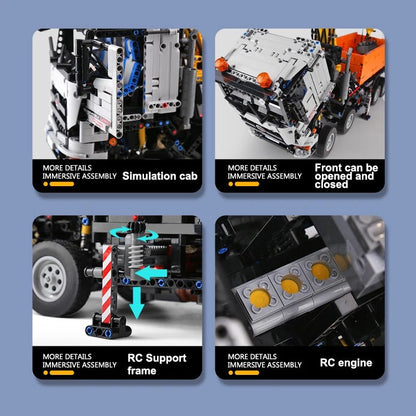 Mould King 19007 RC Pneumatic Truck MOC-24674