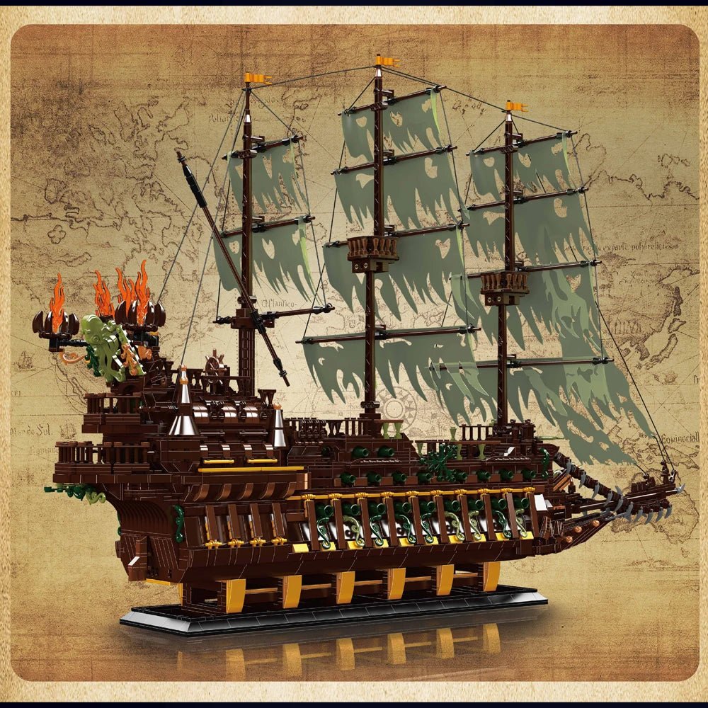 Mould King 13197 Flying Dutchman - Pirate Ship Building Blocks