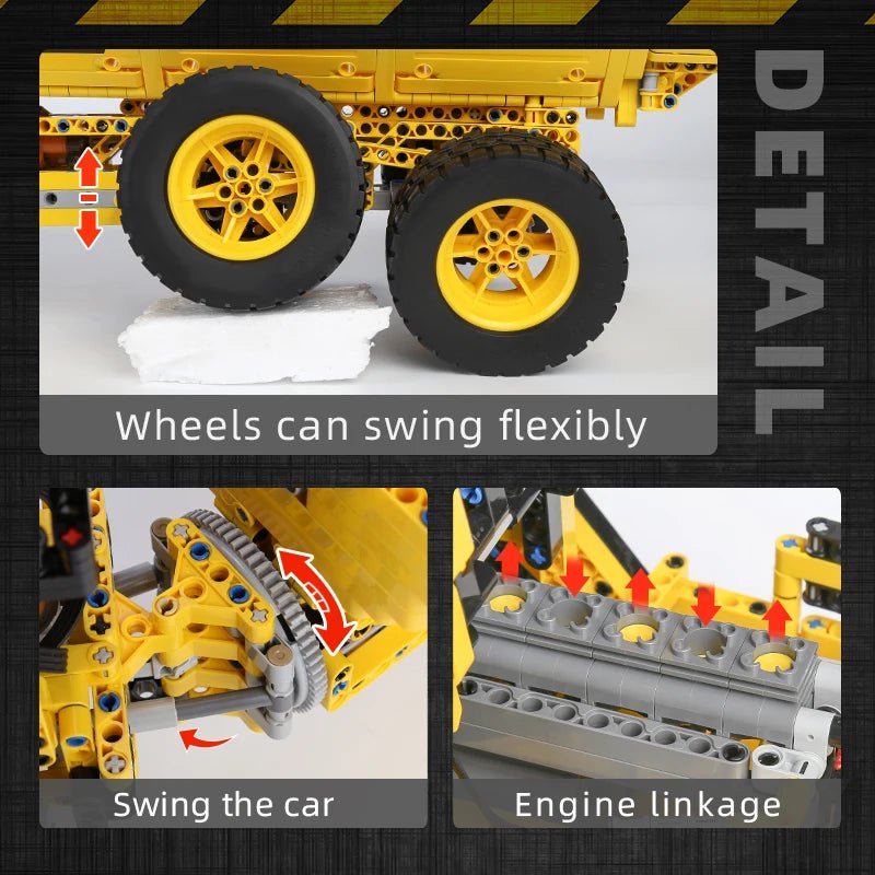Mould King 17010 RC Dump Truck