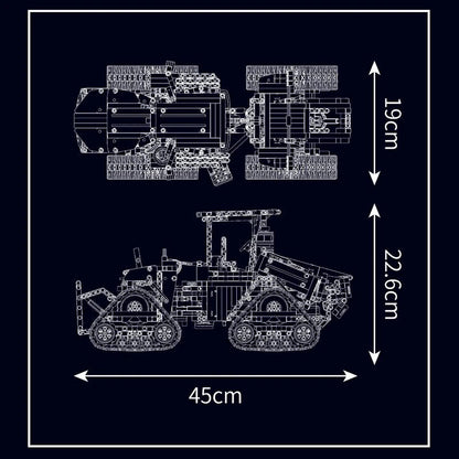 Mould King 18020 RC Pneumatic Crawler Tractor