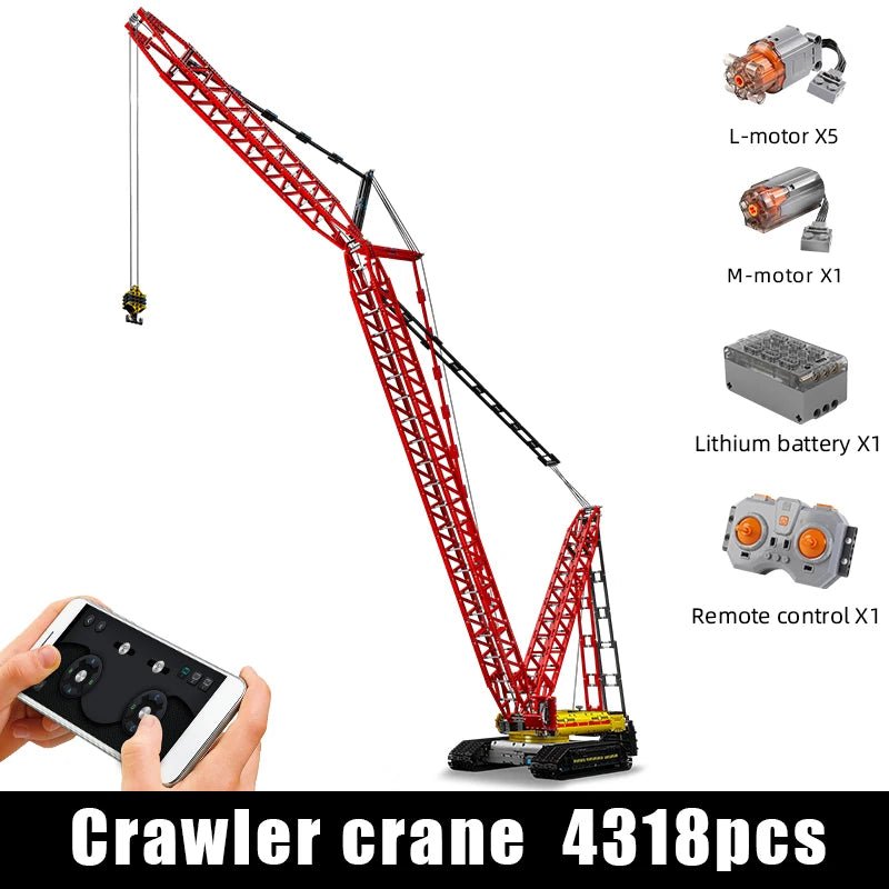 Mould King 17015 RC Crawler Crane LR13000