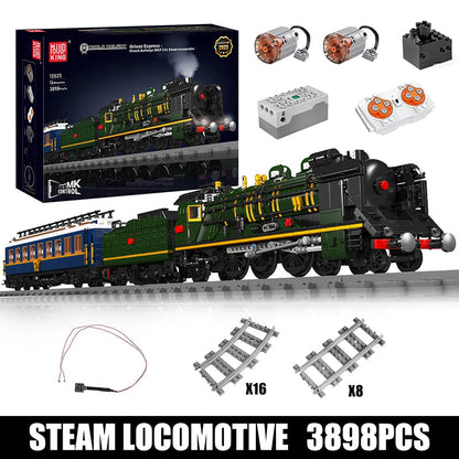 Mould King 12025 SNCF 231 Steam Locomotive - Motorized Building Blocks Set