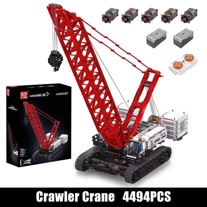 Mould King 17046 RC Wacker 16000 Crawer Crane - Building Kit
