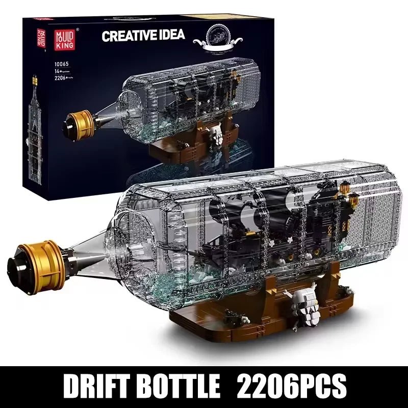 Mould King 10067 Black Pearl in a Bottle - Pirate Ship Building Set