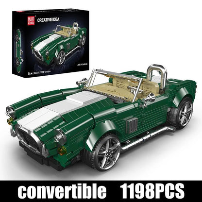 Mould King 10228 AC Cobra 10228 - Vintage Sports Car Building Blocks