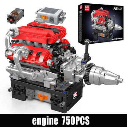 Mould King 10204 V8 Racing Engine