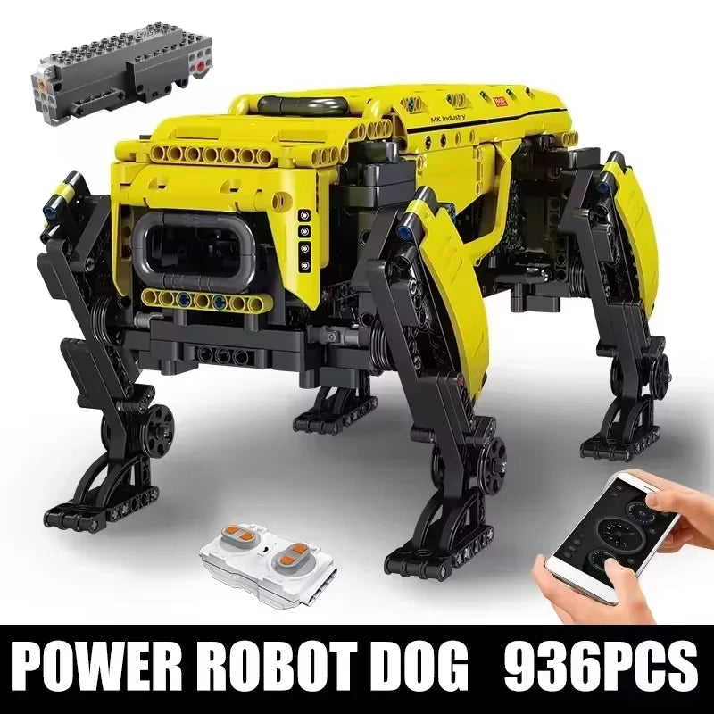 Mould King 15066/15075 AlphaDog Robot - Motorized Technical Building Blocks